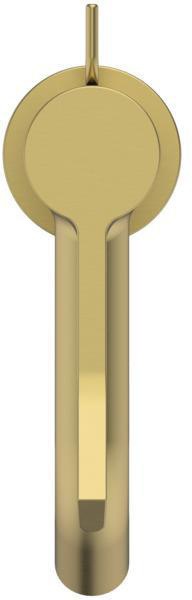 IDEAL STANDARD Joy Waschtischarmatur 110 mm mit Ablaufgarnitur und langem Griff in Brushed Gold
