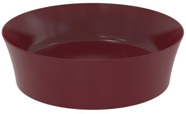 Ideal Standard Ipalyss Aufsatzwaschtisch 400x400mm Seidenweiß ohne Hahnloch ohne Überlauf