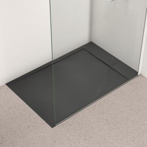 Ideal Standard Ultra Flat S i.life Brausewanne 1200x800x30 mm Carraraweiß – Mineralguss mit Rutschhemmung