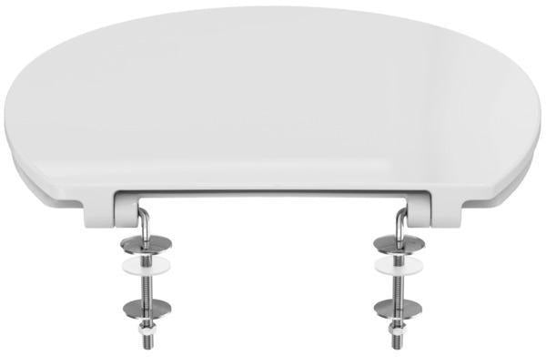 Ideal Standard WC-Sitz Eurovit in Weiß – Duroplast mit Deckel und Edelstahl-Scharnieren