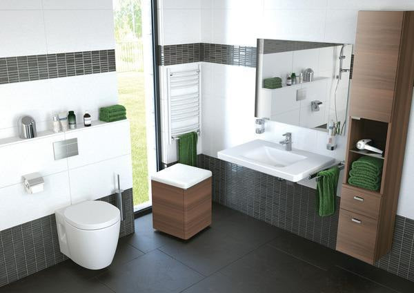 Ideal Standard Waschtisch Connect Freedom 800 mm, 1 Hahnloch, unterfahrbar, weiß