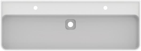 Ideal Standard Strada II Doppelwaschtisch 1200 mm Weiß, 2 Hahnlöcher, mit Überlauf
