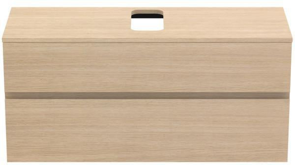 Ideal Standard Finesse Waschtischunterschrank 1202 mm, 2 Auszüge, Greige matt