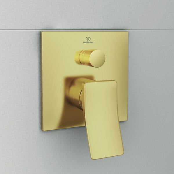 Ideal Standard Conca Badearmatur Unterputz Brushed Gold Einhandhebelmischer