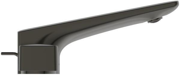 Ideal Standard Conca 3-Loch-Waschtischarmatur Brushed Gold mit Ablaufgarnitur, Ausladung 133 mm
