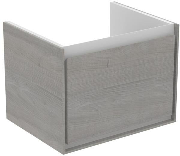 IDEAL STANDARD Connect Air Waschtischunterschrank 530 mm, 1 Auszug, Weiß glänzend/matt