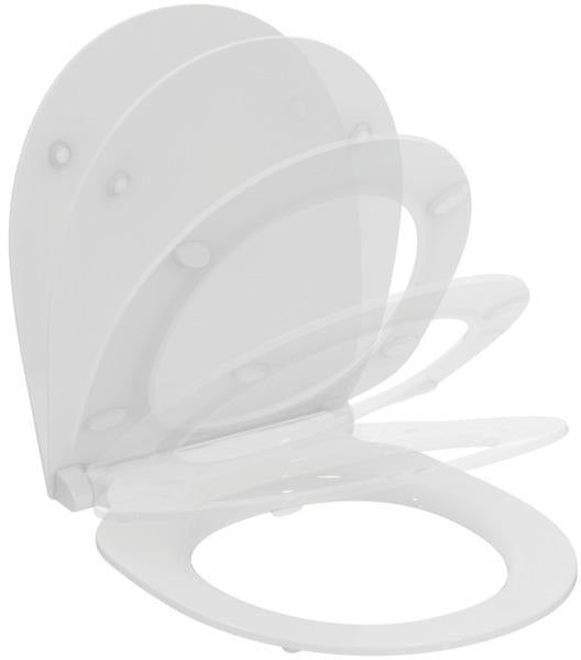 Ideal Standard WC-Sitz Tirso Sandwich Softclose Antibakteriell Weiß