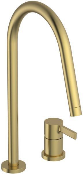 IDEAL STANDARD Gusto Küchenarmatur 243 mm Ausladung Silver Storm Einhebelmischer
