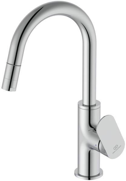 IDEAL STANDARD Ceralife O Waschtischarmatur 150 mm mit Push-Open-Ablaufventil, Chrom
