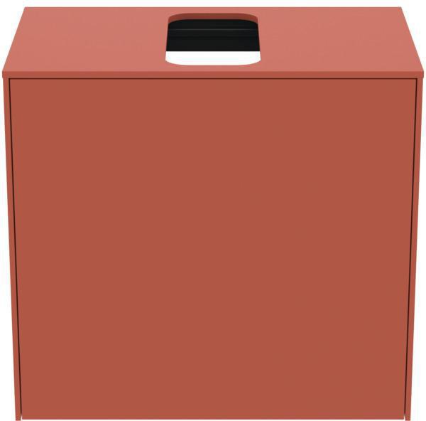 Ideal Standard Conca Waschtischunterschrank Eiche geflammt 602 mm mit Auszug und Push-Open