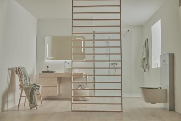 Ideal Standard Ceraline Waschtischarmatur mit 150 mm Ausladung, Ablaufgarnitur und Heißwasser-Sparfunktion