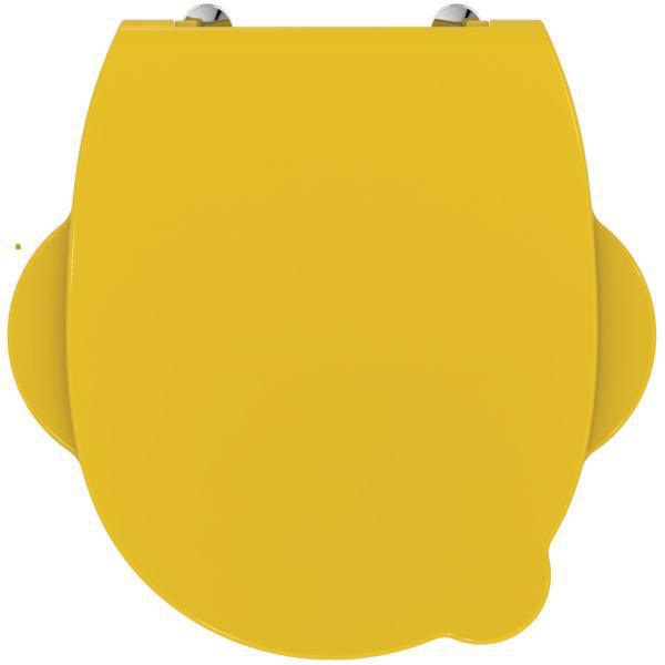 IDEAL STANDARD Contour 21 Schools Kinder-WC-Sitz für 3-7 Jahre, Weiß, mit Deckel
