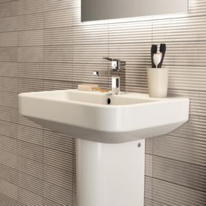 Ideal Standard i.life S Waschtisch 600x380x180 mm Weiß, 1 Hahnloch, mit Überlauf