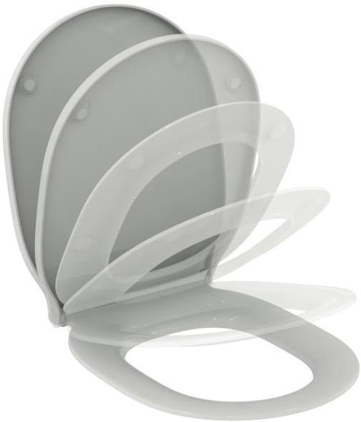 Ideal Standard WC-Sitz Connect Air Wrapover Softclosing Weiß – Duroplast mit Absenkautomatik