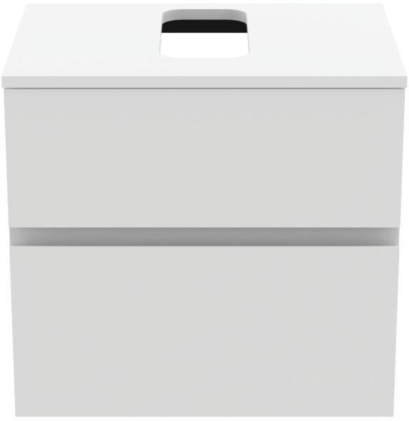 Ideal Standard Finesse Waschtischunterschrank 602 mm, 2 Auszüge, Greige matt, wandhängend