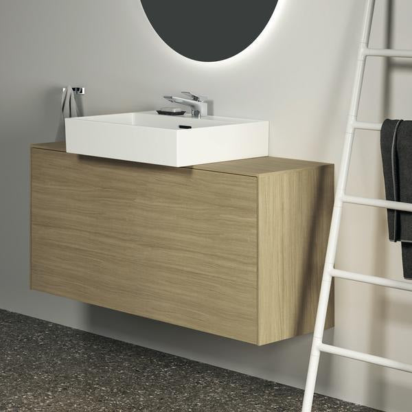 Ideal Standard Handtuchhaken Conca Cube eckig in Brushed Gold – Wandmontage mit verdeckter Befestigung