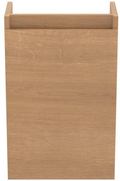 Ideal Standard Eurovit+ Handwaschbeckenunterschrank 354 mm grau glänzend 1 Tür links