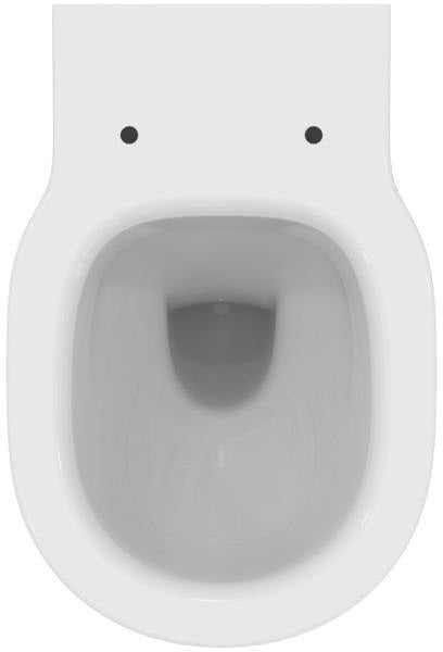 Ideal Standard Connect Wand-Tiefspül-WC AquaBlade 370x545x340 mm Weiß