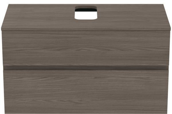 Ideal Standard Finesse Waschtischunterschrank 1002 mm, 2 Auszüge, Greige matt, wandhängend