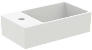 Ideal Standard Handwaschbecken Extra 450x250x150mm, 1 Hahnloch links, mit Überlauf, Weiß