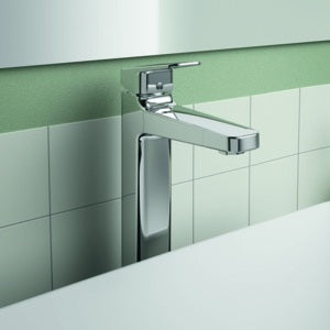 Ideal Standard Ceraplan Waschtischarmatur H250, Ausladung 138 mm, Chrom, ohne Ablaufgarnitur