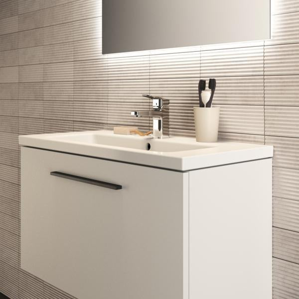 Ideal Standard i.life S Möbelwaschtisch 810 mm, 1 Hahnloch, mit Überlauf, Weiß