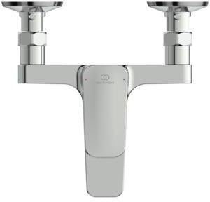 IDEAL STANDARD Ceraplan Badearmatur Aufputz Chrom – Wandmontage mit Keramikkartusche