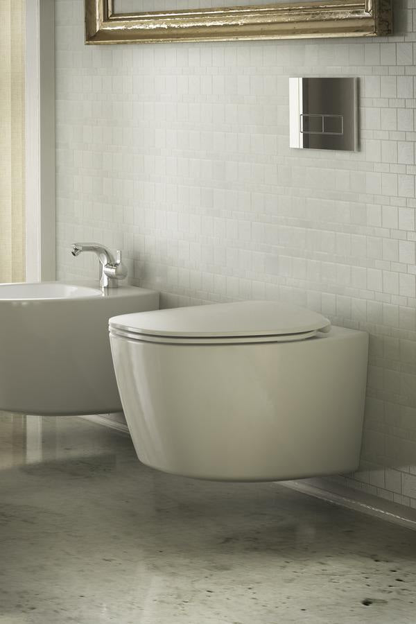 Ideal Standard WC-Sitz Dea Softclosing – Duroplast, Weiß glänzend, Edelstahl-Scharniere