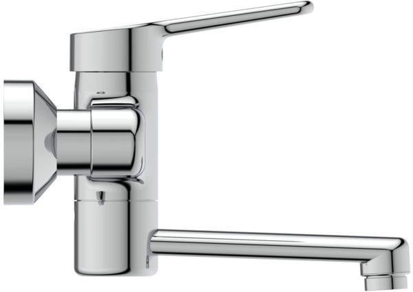 Ideal Standard Ceraplus Wand-Waschtischarmatur 150 mm Ausladung, 5 l/min, Chrom