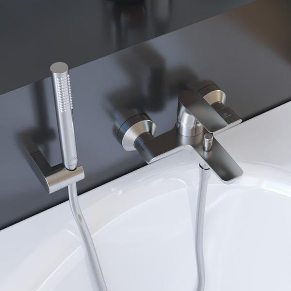 Ideal Standard Connect Air Badearmatur Aufputz mit Handbrause-Set 174mm Chrom