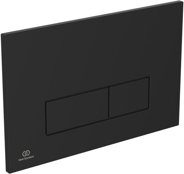 Ideal Standard Oleas M2 Betätigungsplatte Schwarz – Mechanische 2-Mengen-Technik