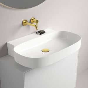Ideal Standard Linda-X Aufsatzwaschtisch 750x500x135 mm Weiß ohne Hahnloch und Überlauf