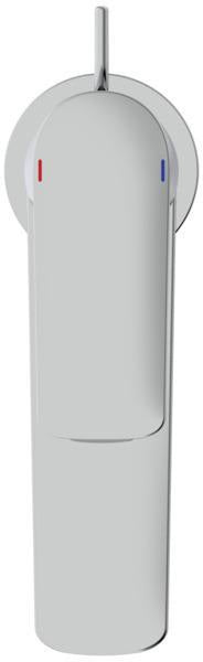 Ideal Standard Connect Air Waschtischarmatur Slim 5 l/min mit Ablaufgarnitur, Ausladung 107 mm, Chrom