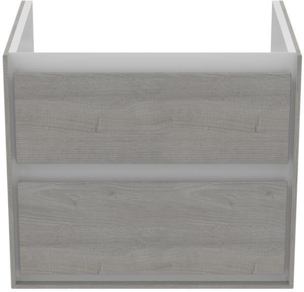 IDEAL STANDARD Connect Air Waschtischunterschrank 600 mm, 2 Auszüge, Weiß Glanz/Matt