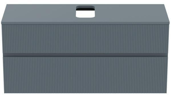 Ideal Standard Finesse Waschtischunterschrank 1202 mm, 2 Auszüge, Greige matt
