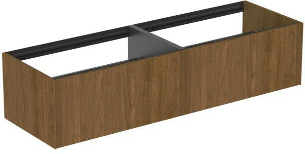 Ideal Standard WT-Unterschrank Conca, 2 Auszüge, ohne Platte, 1585 mm, Anthrazit