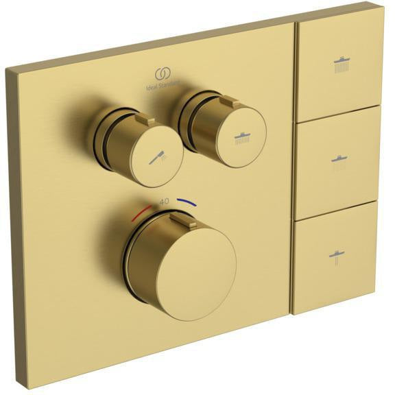 Ideal Standard Ceratherm Navigo Solos Brausethermostat UP Chrom – thermostatisch, 24 l/min, Messing