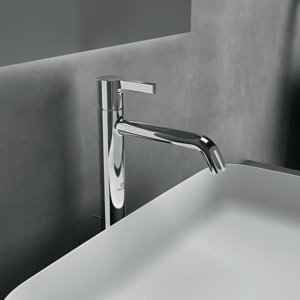 IDEAL STANDARD Joy Waschtischarmatur Brushed Gold mit Ablaufgarnitur 170mm