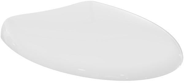 WC-Sitz Escape Weiß von Ideal Standard – Duroplast mit Deckel, verchromte Scharniere