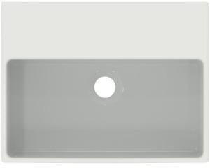Ideal Standard Handwaschbecken Extra 450x350x150mm geschliffen Weiß ohne Hahnloch mit Überlauf