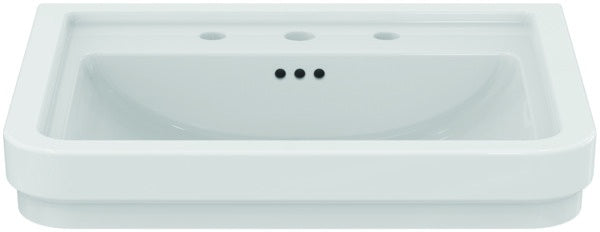 Ideal Standard Waschtisch Calla 3 Hahnlöcher mit Überlauf 715x500x175 mm Weiß