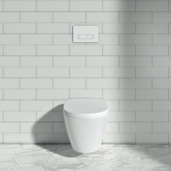 Ideal Standard Connect Wand-Tiefspül-WC AquaBlade 370x545x340 mm Weiß