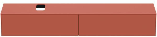 IDEAL STANDARD Conca WT-Unterschrank 2387x505x370 mm, 2 Auszüge, mit Ausschnitt, Weiß