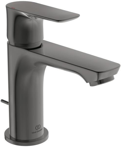 Ideal Standard Connect Air Waschtischarmatur Slim 5 l/min mit Ablaufgarnitur, Ausladung 107 mm, Chrom