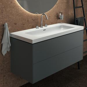 IDEAL STANDARD Extra Möbelwaschtisch 1210 mm, 3 Hahnlöcher, mit Überlauf, Weiß