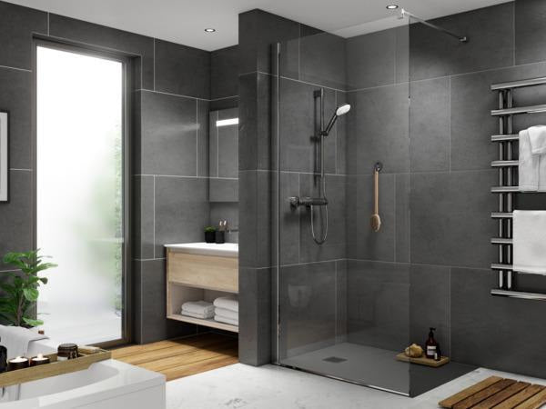 Ideal Standard Rechteck-Brausewanne Ultra Flat S 1000x800x30 mm Carraraweiß Mineralguss