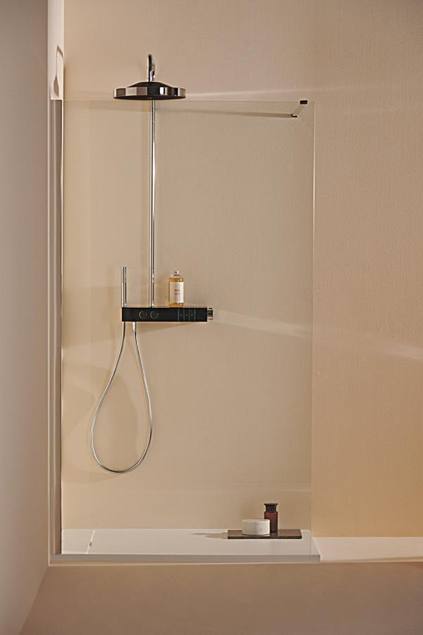 IDEAL STANDARD Duschsystem Ceratherm Solos mit Brausethermostat, Kopf- und Handbrause, Chrom