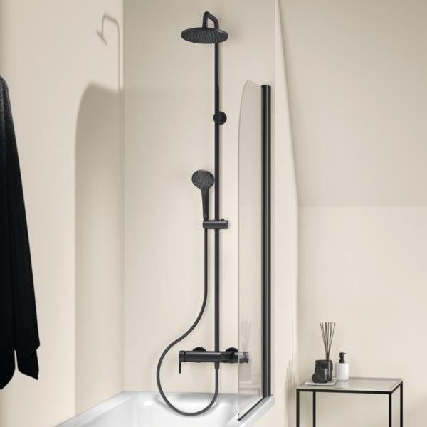 Ideal Standard Duschsystem Cerafine O mit Badearmatur Chrom – Regenkopfbrause & Handbrause