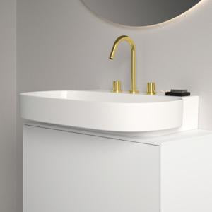 Ideal Standard Linda-X Aufsatzwaschtisch 750x500x135mm Weiß 3 Hahnlöcher ohne Überlauf