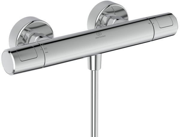 Ideal Standard Brausearmatur AP Ceratherm T25 N Chrom – Thermostat, Wandmontage
